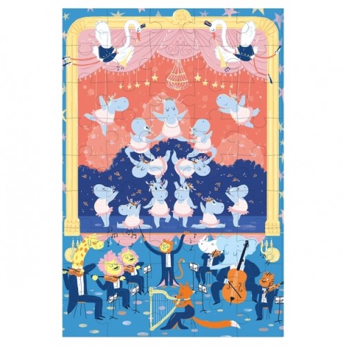 Pack de deux malettes de puzzles Ballerina et Cerfs volants